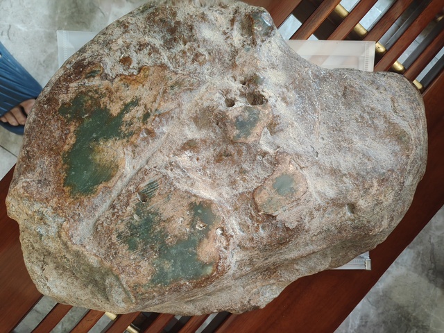 古玩玉器河磨玉料原石真品鑒賞圖