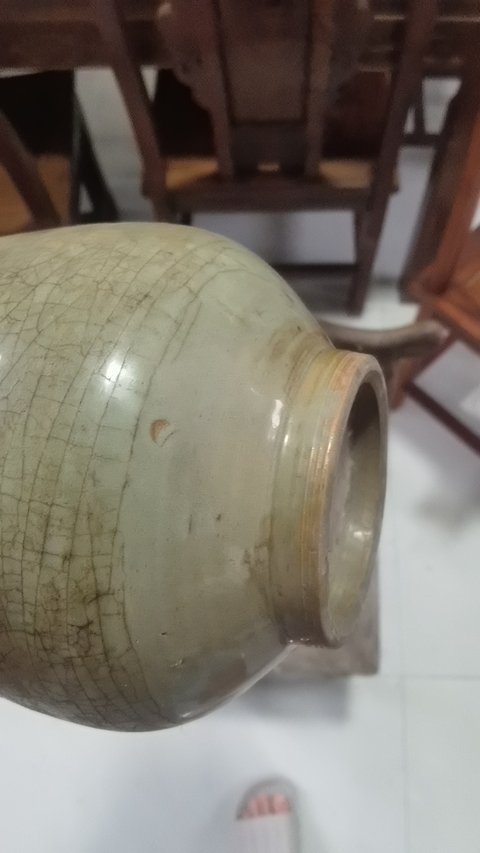 古玩陶瓷龍泉窯系青釉缽真品鑒賞圖
