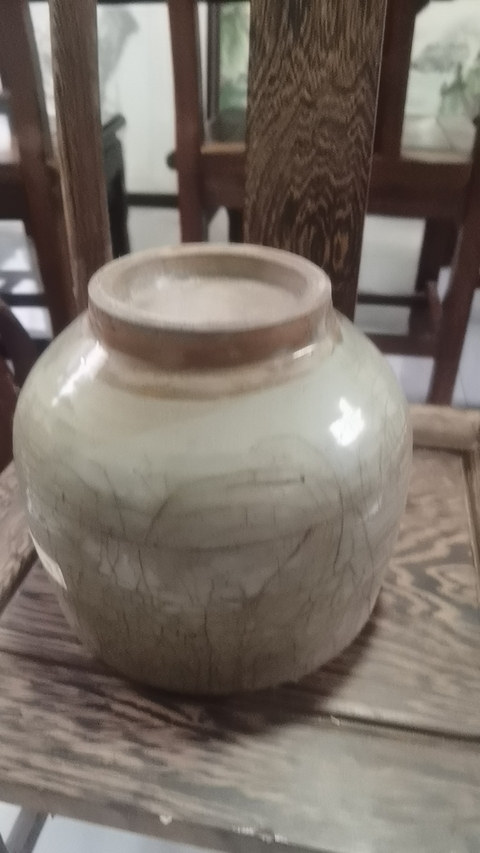 古玩陶瓷龍泉窯系青釉缽真品鑒賞圖