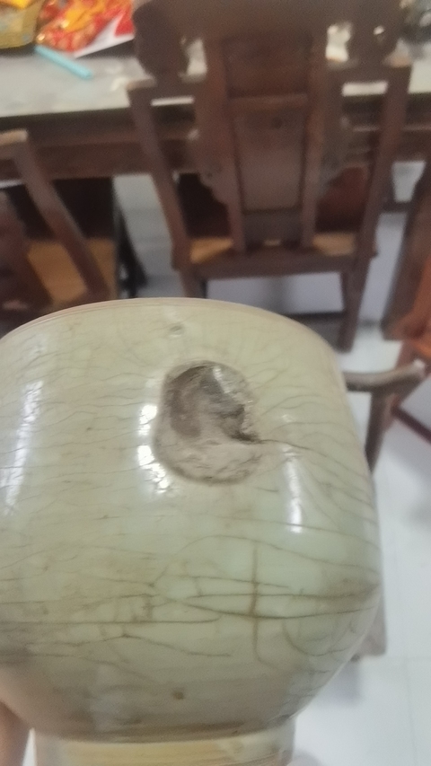 古玩陶瓷龍泉窯系青釉缽真品鑒賞圖