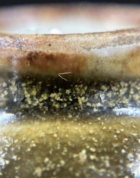 古玩陶瓷茶葉末釉鼻煙壺真品鑒賞圖