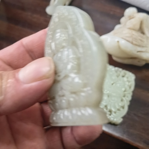 古玩玉器和田玉佛擺件真品鑒賞圖