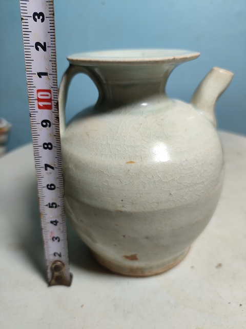 古玩陶瓷青白釉執壺真品鑒賞圖
