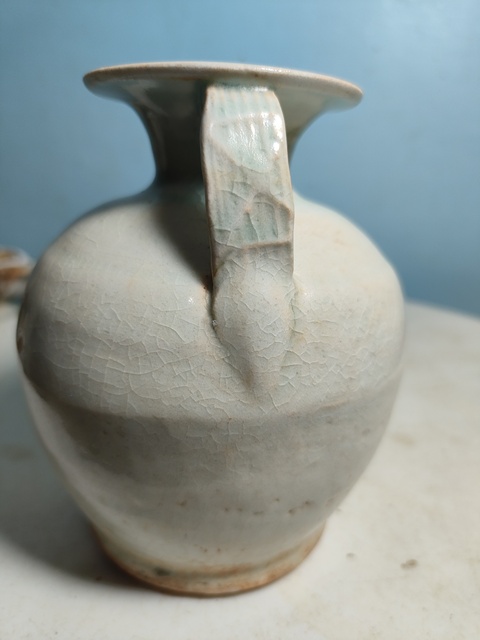 古玩陶瓷青白釉執壺真品鑒賞圖