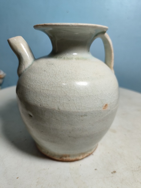 古玩陶瓷青白釉執壺真品鑒賞圖