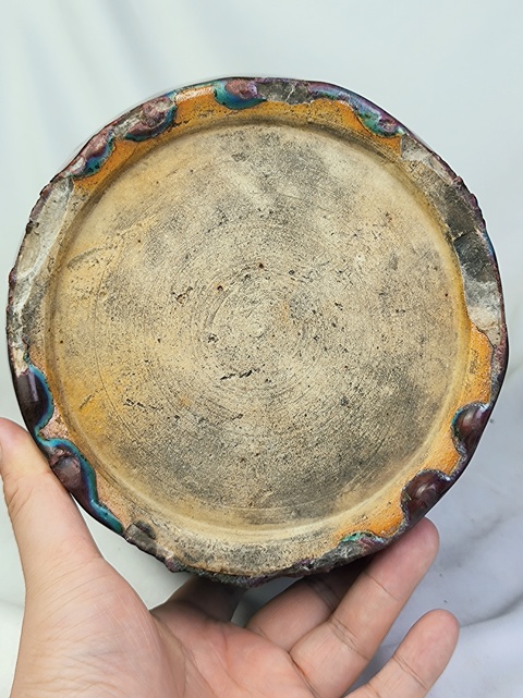 古玩陶瓷窯變紅釉瓶標本真品鑒賞圖
