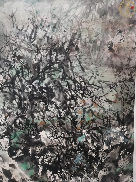古玩字畫宋雨桂山水真品鑒賞圖