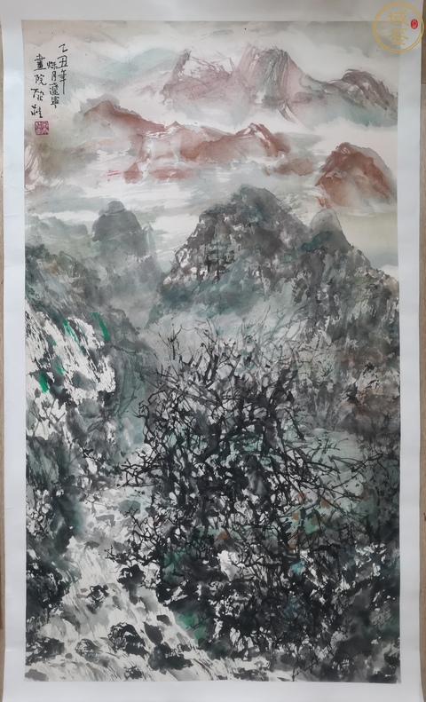 古玩字畫宋雨桂山水真品鑒賞圖