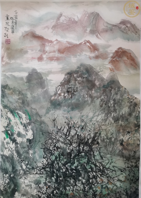古玩字畫宋雨桂山水真品鑒賞圖