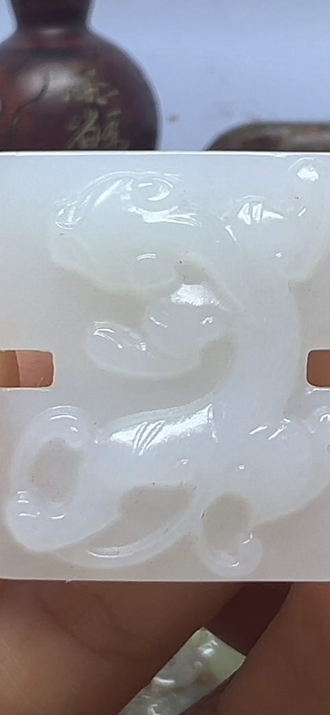 古玩玉器和田玉雕“工字佩”真品鑒賞圖