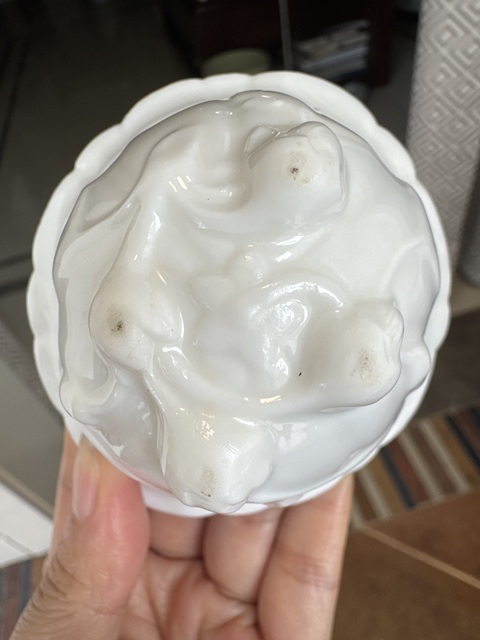 古玩陶瓷德化白瓷玉蘭杯真品鑒賞圖