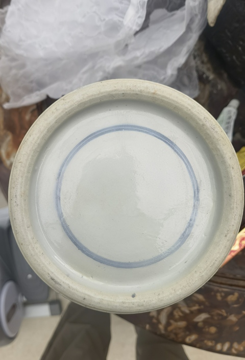 古玩陶瓷青花三娘教子圖將軍罐真品鑒賞圖