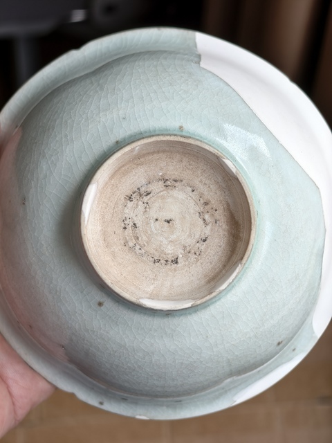 古玩陶瓷宋代青白瓷花口碗真品鑒賞圖