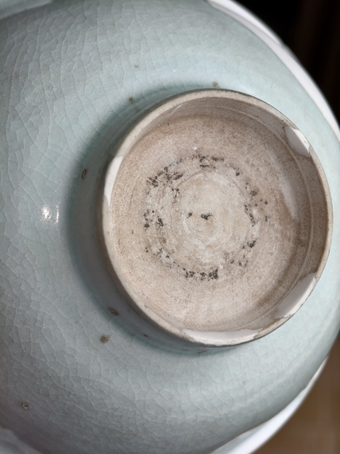 古玩陶瓷宋代青白瓷花口碗真品鑒賞圖