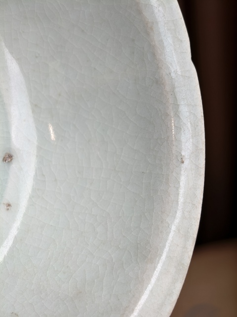 古玩陶瓷宋代青白瓷花口碗真品鑒賞圖