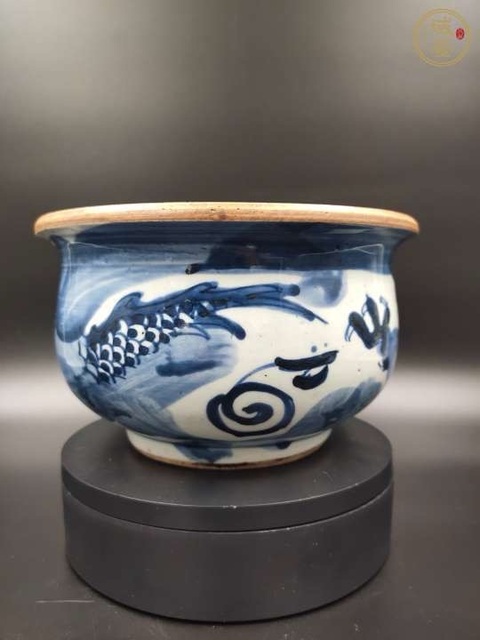 古玩陶瓷青花爐真品鑒賞圖