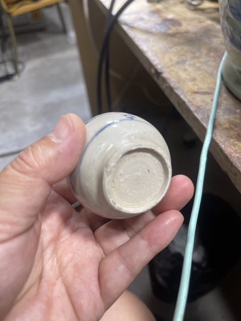 古玩陶瓷青花水盂真品鑒賞圖