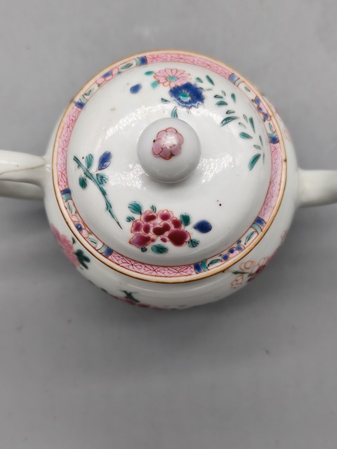 古玩陶瓷粉彩執壺真品鑒賞圖