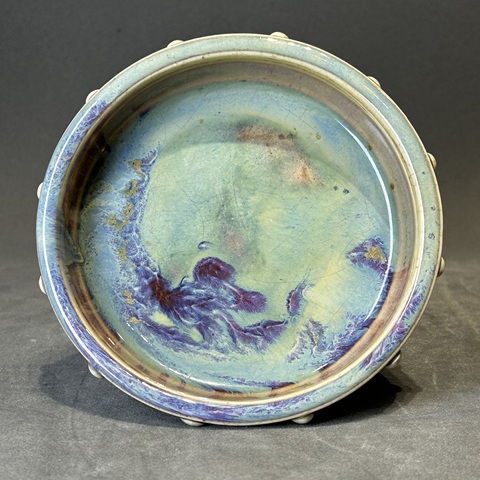 古玩陶瓷窯變釉洗真品鑒賞圖