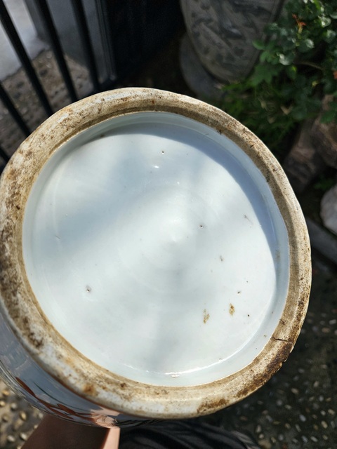 古玩陶瓷花鳥(niǎo)紋粉彩瓶真品鑒賞圖