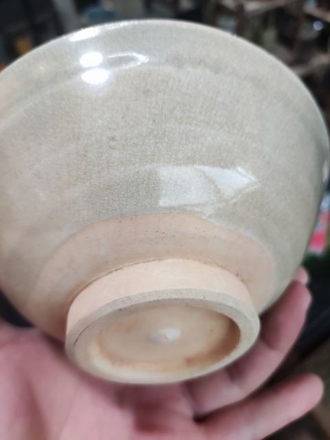古玩陶瓷青釉茶碗真品鑒賞圖