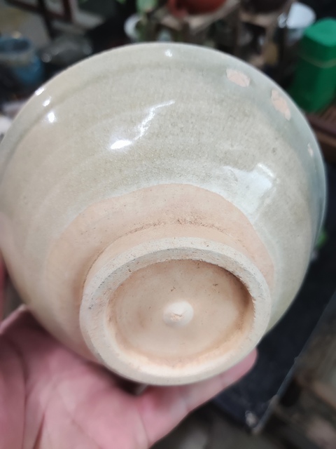 古玩陶瓷青釉茶碗真品鑒賞圖