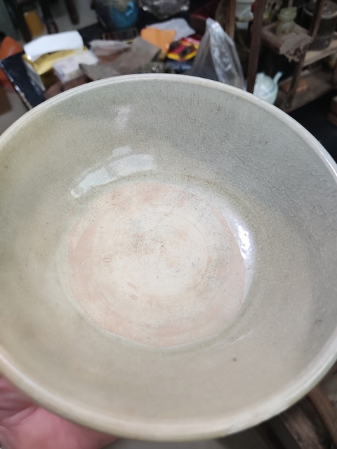 古玩陶瓷青釉茶碗真品鑒賞圖