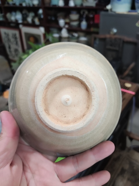 古玩陶瓷青釉茶碗真品鑒賞圖