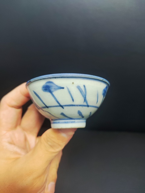 古玩陶瓷青花小碗真品鑒賞圖