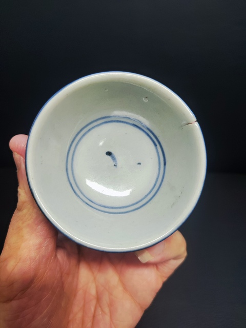 古玩陶瓷青花小碗真品鑒賞圖