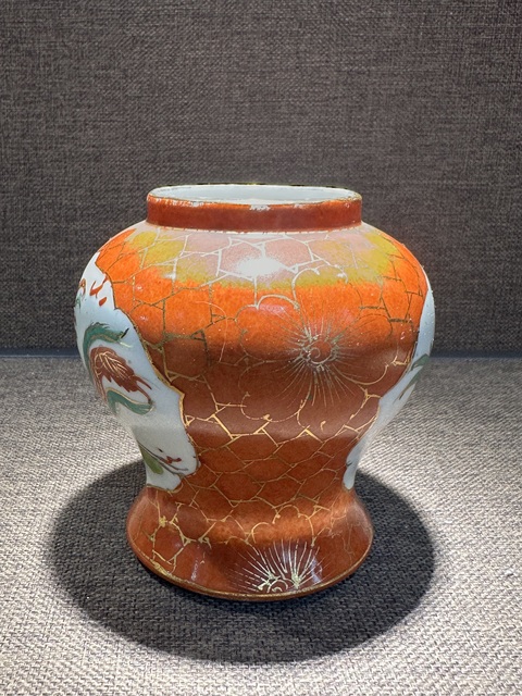 古玩陶瓷龍鳳紋將軍罐真品鑒賞圖