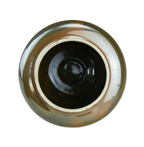古玩陶瓷明代.定窯系紫金釉蓋罐(高級器型)拍賣,當前價格166元
