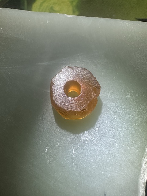 古玩玉器瑪瑙剁珠真品鑒賞圖
