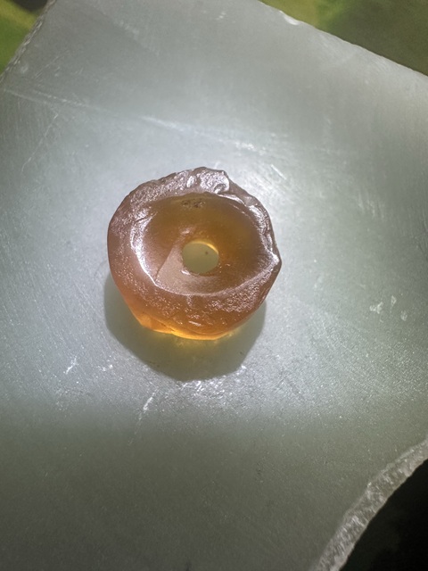 古玩玉器瑪瑙剁珠真品鑒賞圖