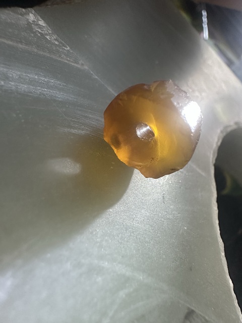 古玩玉器瑪瑙剁珠真品鑒賞圖
