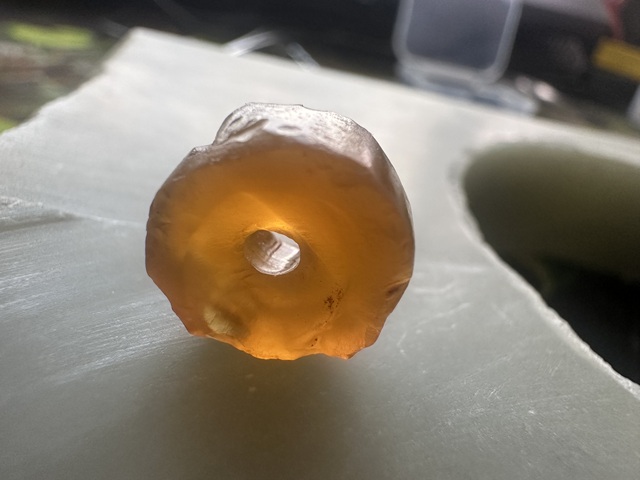 古玩玉器瑪瑙剁珠真品鑒賞圖