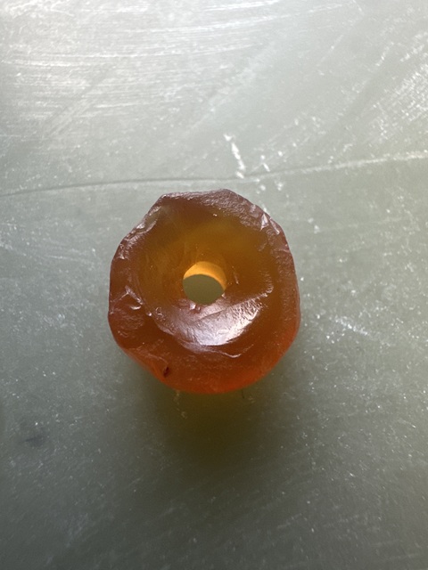 古玩玉器瑪瑙剁珠真品鑒賞圖
