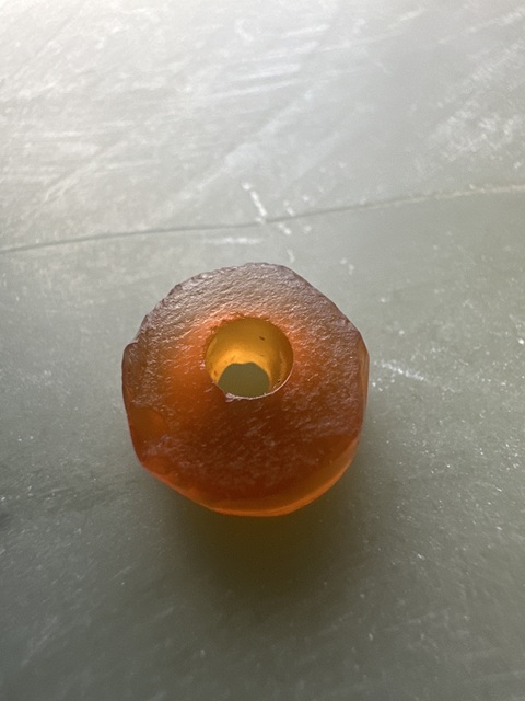 古玩玉器瑪瑙剁珠真品鑒賞圖