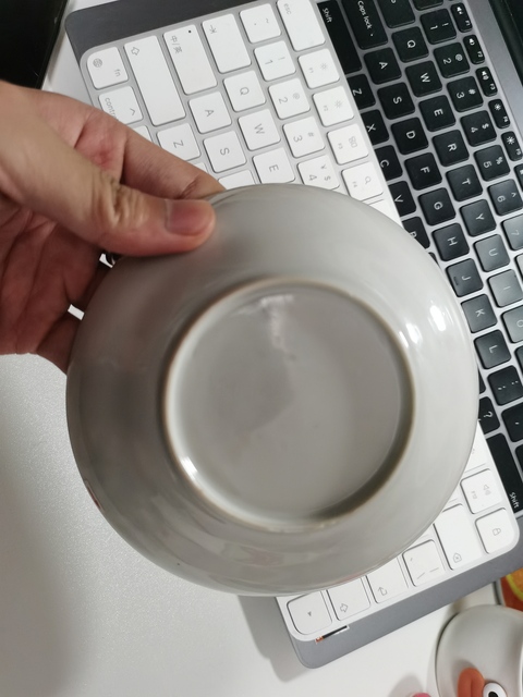 古玩陶瓷人物紋廣彩盤真品鑒賞圖