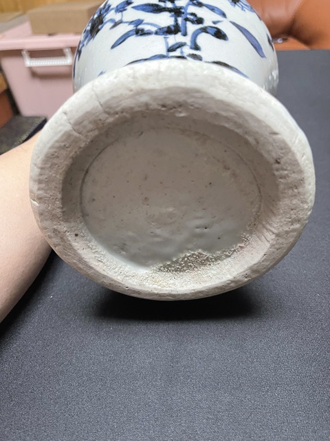 古玩陶瓷青花花觚真品鑒賞圖