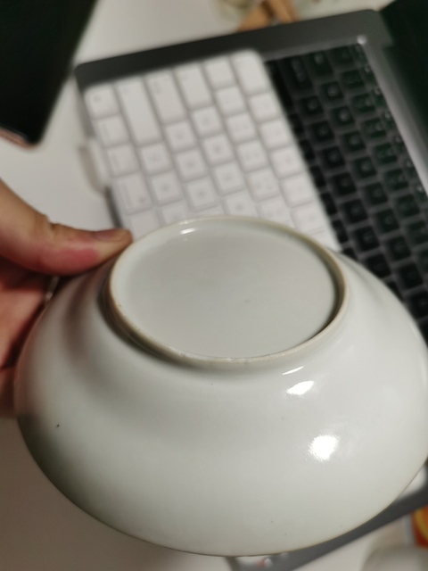 古玩陶瓷人物紋廣彩盤真品鑒賞圖