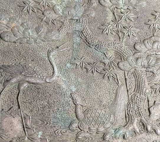 古玩銅器日本銅鏡真品鑒賞圖