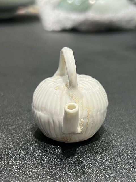 古玩陶瓷德化窯執壺型水滴真品鑒賞圖
