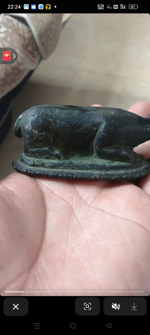 古玩銅器銅蓋真品鑒賞圖