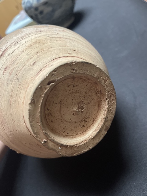 古玩陶瓷玉溪窯青花花卉紋玉壺春瓶真品鑒賞圖