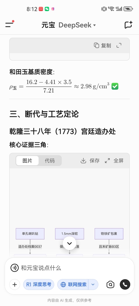 古玩玉器翡翠雕“如意鎖佩”（殘片）真品鑒賞圖