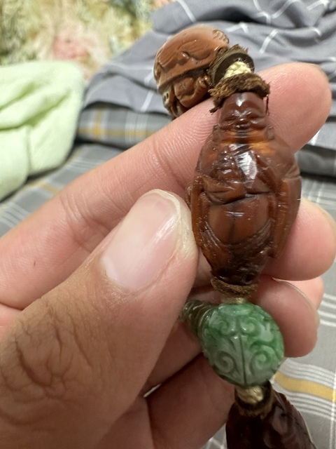 古玩雜項核雕串珠真品鑒賞圖