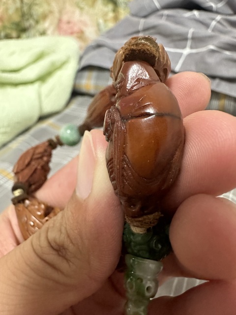 古玩雜項核雕串珠真品鑒賞圖