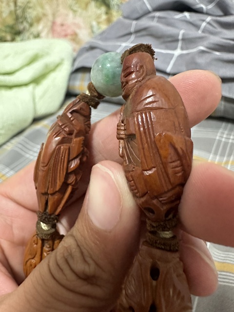 古玩雜項核雕串珠真品鑒賞圖