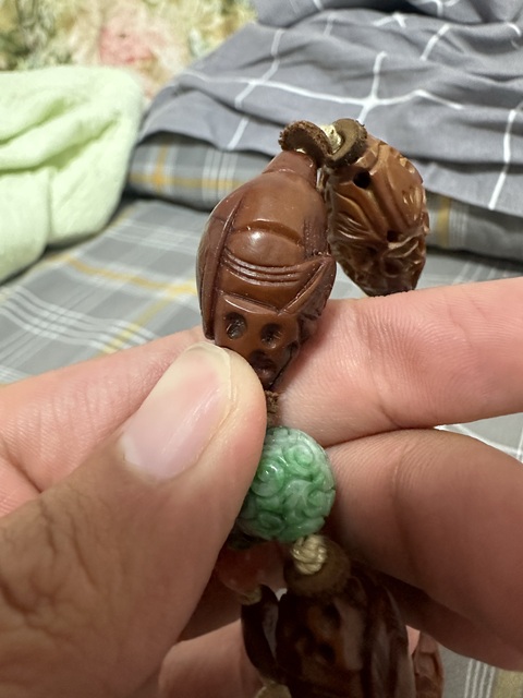 古玩雜項核雕串珠真品鑒賞圖